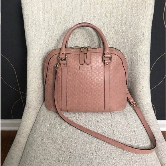 Authentic Gucci MicroGG pink leather bag - Picture 3 of 16